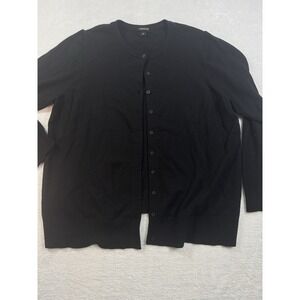 Torrid Women's Size 2 Cardigan Black Button 100% Cotton
